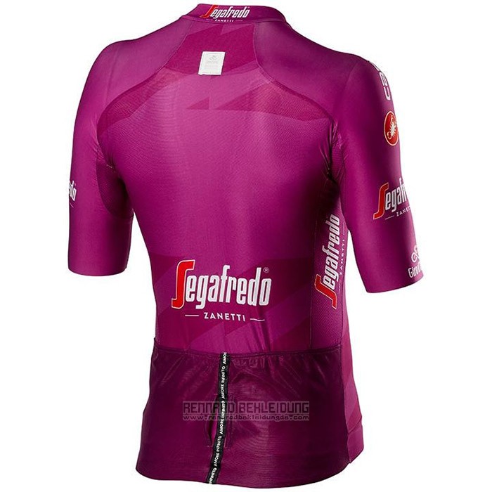2020 Fahrradbekleidung Giro d'Italia Fuchsie Trikot Kurzarm und Tragerhose